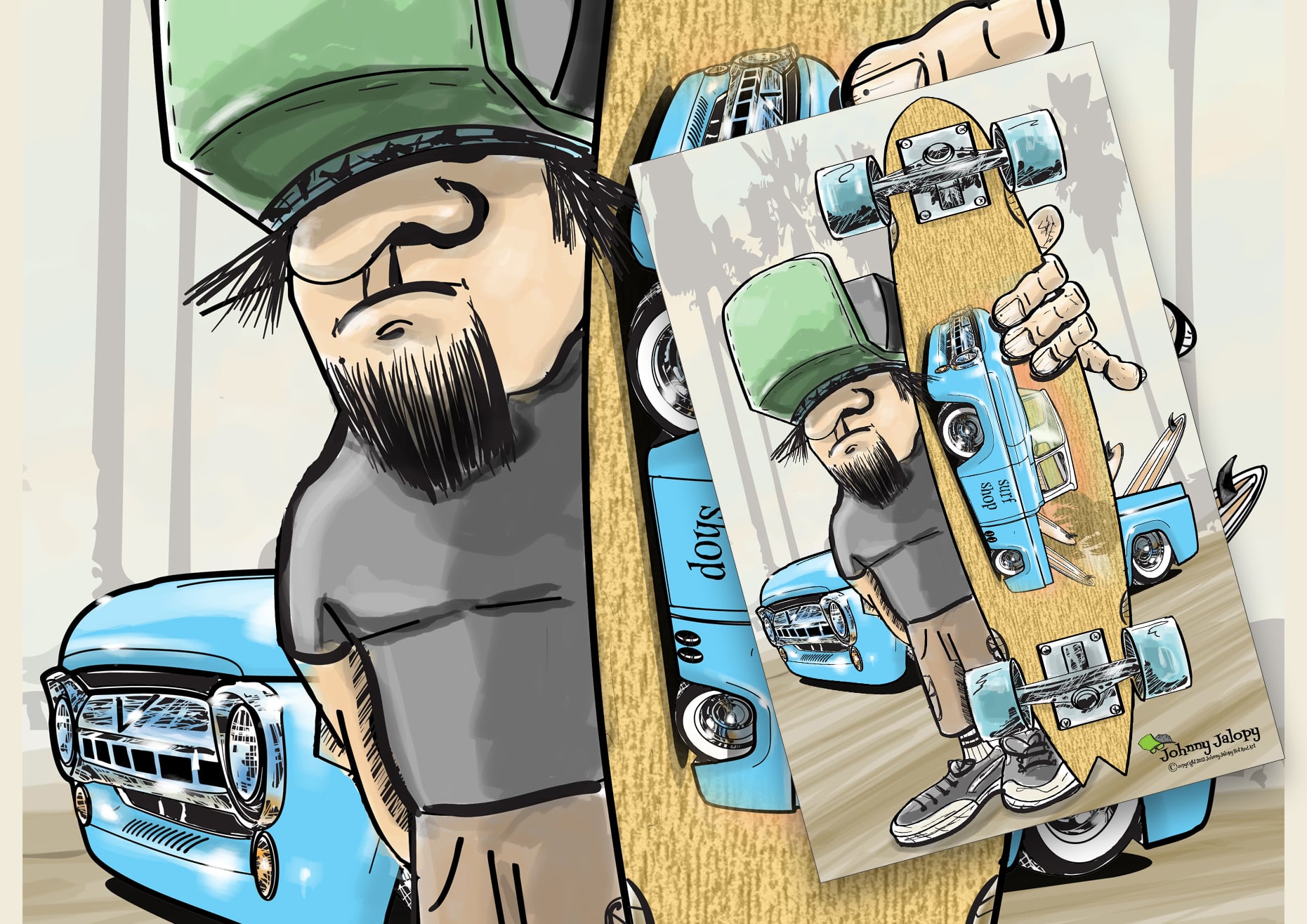 Skate Dude Surf Truck